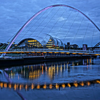 Buy canvas prints of Millennium Bridge Painting by George Young