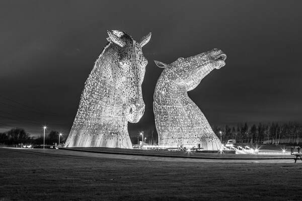 The Kelpies Black and White Picture Board by Jack Biggadike