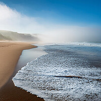 Misty Beach Morning