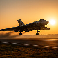 Avro Vulcan Bomber Sunrise