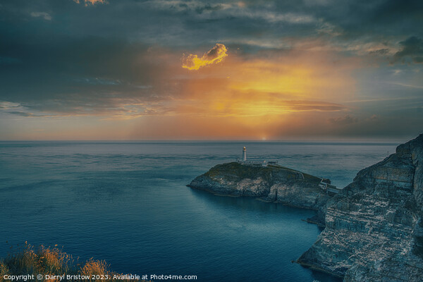 South Stack Lighthouse Picture Board by Darryl Bristow