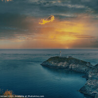 Buy canvas prints of South Stack Lighthouse by Darryl Bristow