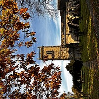 Buy canvas prints of Church on Autumn  by Dorin Budeanu