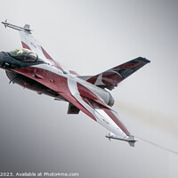 Buy canvas prints of The Royal Danish Airforce F-16 at Riat 2023 by HKD Captures