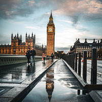 Buy canvas prints of Westminster reflections by Bobby Conway