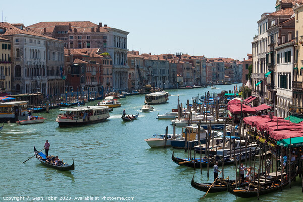 Grand Canal, Venice Picture Board by Sean Tobin