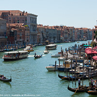 Buy canvas prints of Grand Canal, Venice by Sean Tobin