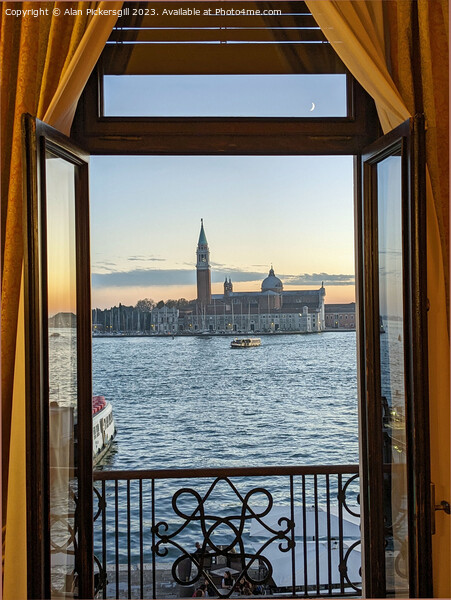 Venice window Picture Board by Alan Pickersgill