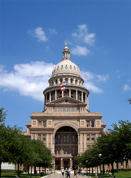 Capital Building, Austin Picture Board by Alan Pickersgill