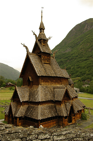 Stave Church Picture Board by Alan Pickersgill