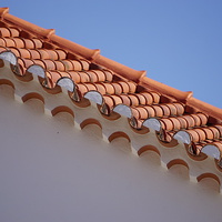 Buy canvas prints of Roof tiles by Alan Pickersgill