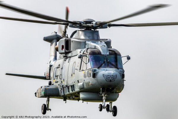 royal navy tiger nose merlin Picture Board by KRJ Photography