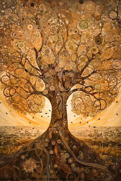 Tree of Life Picture Board by Harold Ninek