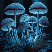 Buy canvas prints of Radiant Fungi I by Harold Ninek