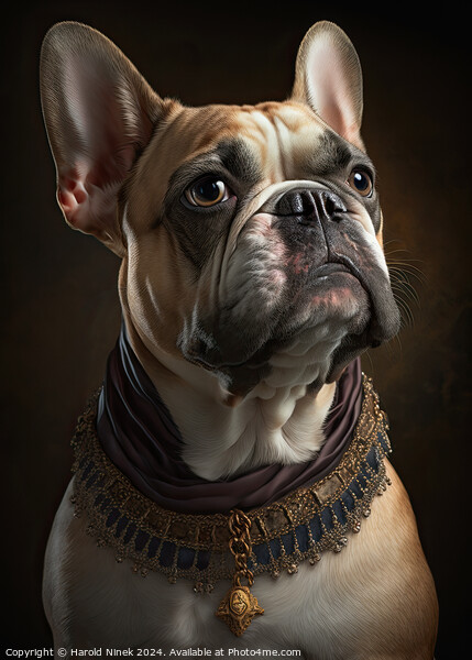 French Bulldog Picture Board by Harold Ninek