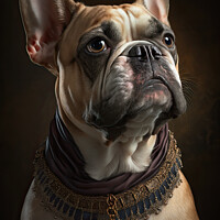 Buy canvas prints of French Bulldog by Harold Ninek