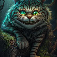 Buy canvas prints of Cheshire Cat by Harold Ninek
