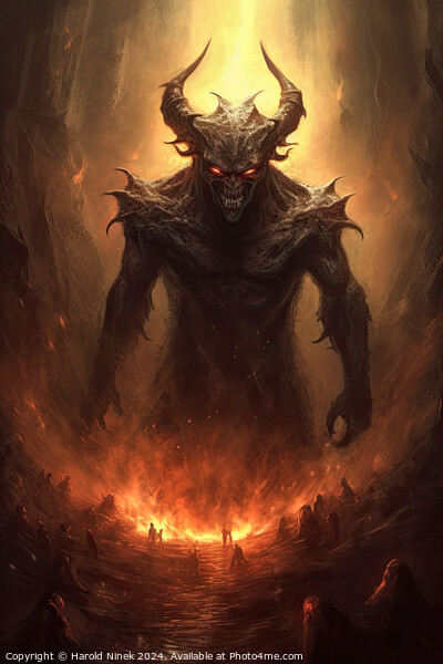 The Devil's Dominion Picture Board by Harold Ninek