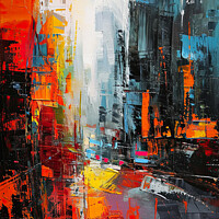 Buy canvas prints of City Pulse by Harold Ninek