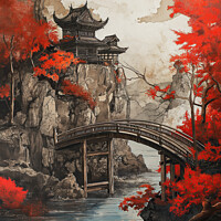 Buy canvas prints of Shades of Japan by Harold Ninek