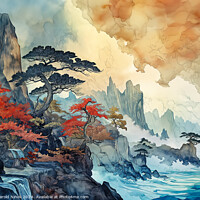Buy canvas prints of Japanese Shores by Harold Ninek