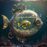 Buy canvas prints of A Fish Within a Fish by Harold Ninek