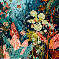 Buy canvas prints of Enchanted Garden by Harold Ninek