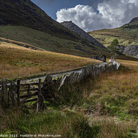 Buy canvas prints of Cwmorthin Path to Chapel  by Keith Watson