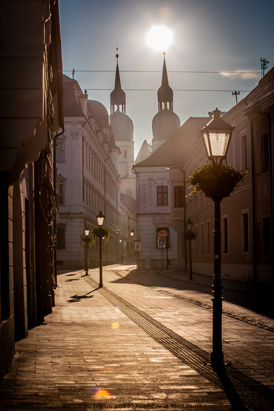 A morning a Trnava, Slovakia Picture Board by Suppakij Vorasriherun