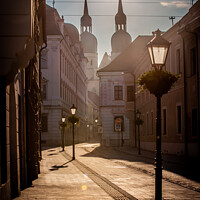 Buy canvas prints of A morning a Trnava, Slovakia by Suppakij Vorasriherun