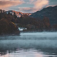 Buy canvas prints of Misty Sunrise  on Loch Lomond  by Mike McMahon