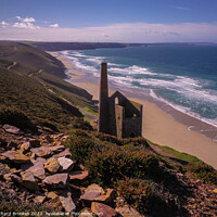 Buy canvas prints of Towanroath Pumping Engine House Cornwall by Richard Brookes