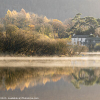 Buy canvas prints of Stables Hill Farm Derwentwater Lake District by Fred Bell