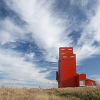 Buy canvas prints of grain elevator by Dave Reede