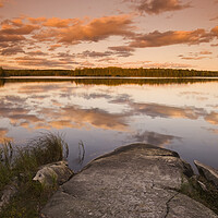 Buy canvas prints of Bunny Lake by Dave Reede