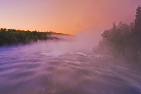 Otter Rapids along the Churchill River Picture Board by Dave Reede