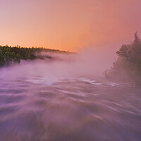 Buy canvas prints of Otter Rapids along the Churchill River by Dave Reede