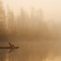 Buy canvas prints of Misty Morning by Dave Reede