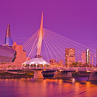Buy canvas prints of Winnipeg skyline by Dave Reede