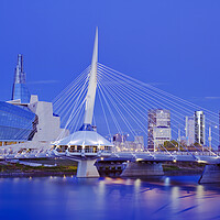 Buy canvas prints of Winnipeg skyline by Dave Reede