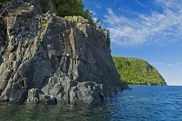 cliffs along Old Woman Bay Picture Board by Dave Reede