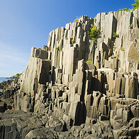 Buy canvas prints of basalt rock cliffs by Dave Reede