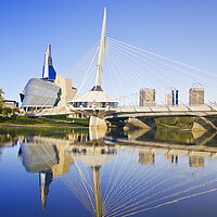 Buy canvas prints of Winnipeg skyline  by Dave Reede