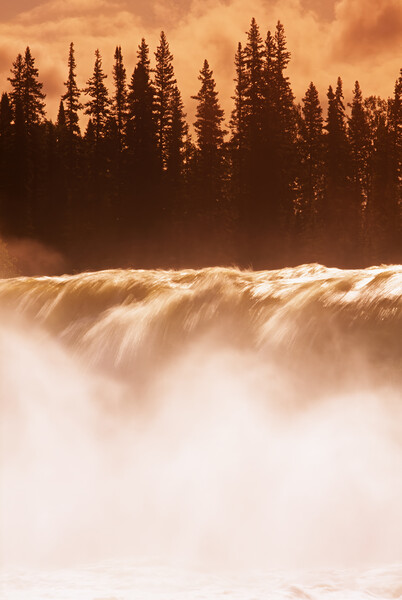 Pisew Falls along the Grass River Picture Board by Dave Reede