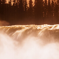 Buy canvas prints of Pisew Falls along the Grass River by Dave Reede