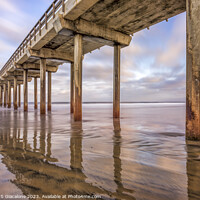 Buy canvas prints of Pastel Hues At Scripps Pier by Joseph S Giacalone