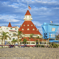 Buy canvas prints of 3C At Coronado Central Beach by Joseph S Giacalone