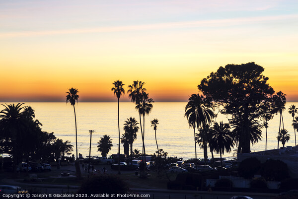 Coastal Sunset - Encinitas, California Picture Board by Joseph S Giacalone