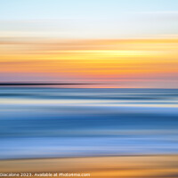 Buy canvas prints of A Pacific Ocean Sunset Abstract by Joseph S Giacalone