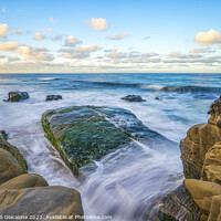 Buy canvas prints of Spilling Over - La Jolla, California by Joseph S Giacalone